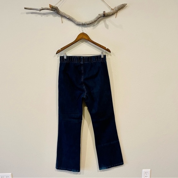 Soft Surroundings Denim Boot Cut Pull On jeans - Picture 4 of 11